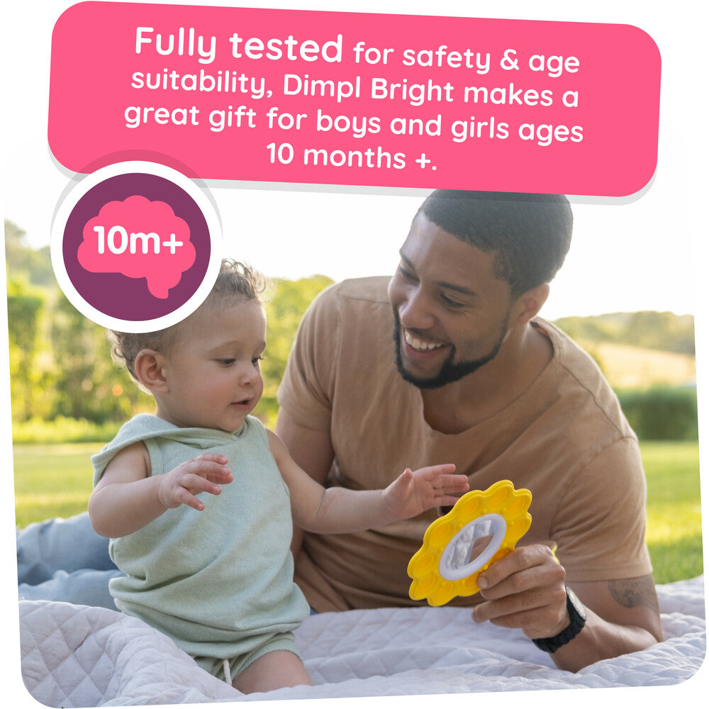 Little Brainies – Dimpl Bright | Colorful Sensory Pop Toy for Babies & Toddlers