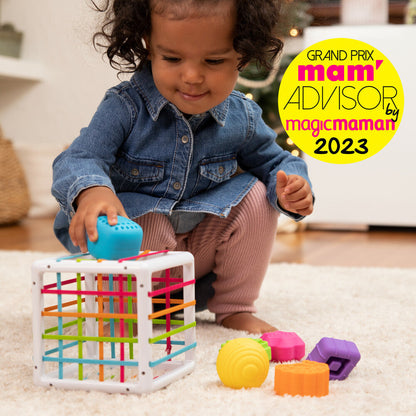 Little Brainies – Inny Bin | Sensory Shape Sorting Bin for Babies & Toddlers