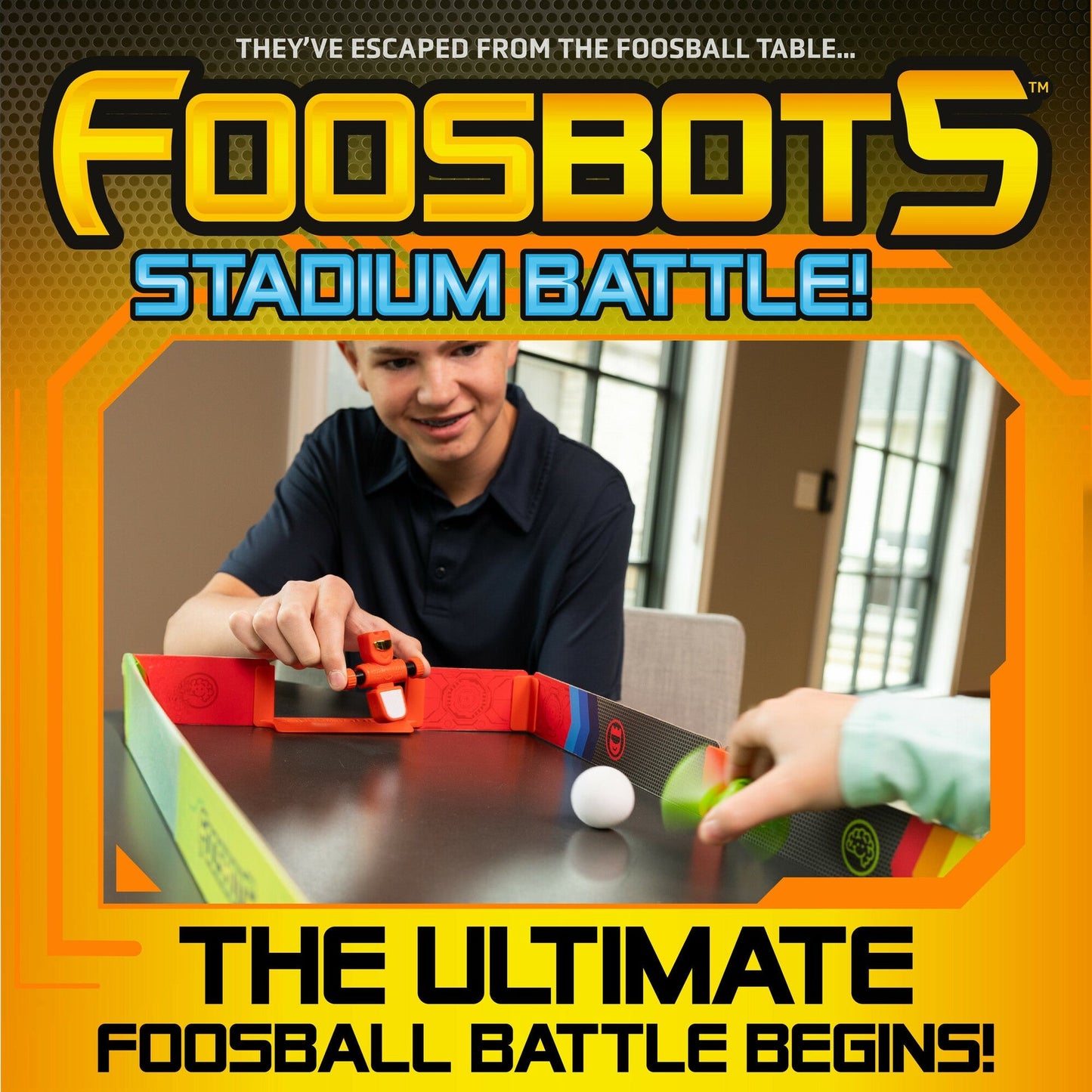 Foosbots Stadium Battle | Ultimate Robot Football Arena Playset for Kids