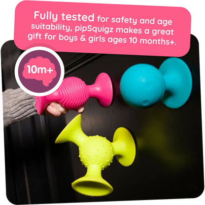 Little Brainies – PipSquigz | Suction Sensory Rattle Toys for Babies & Toddlers