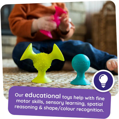 Little Brainies – PipSquigz | Suction Sensory Rattle Toys for Babies & Toddlers