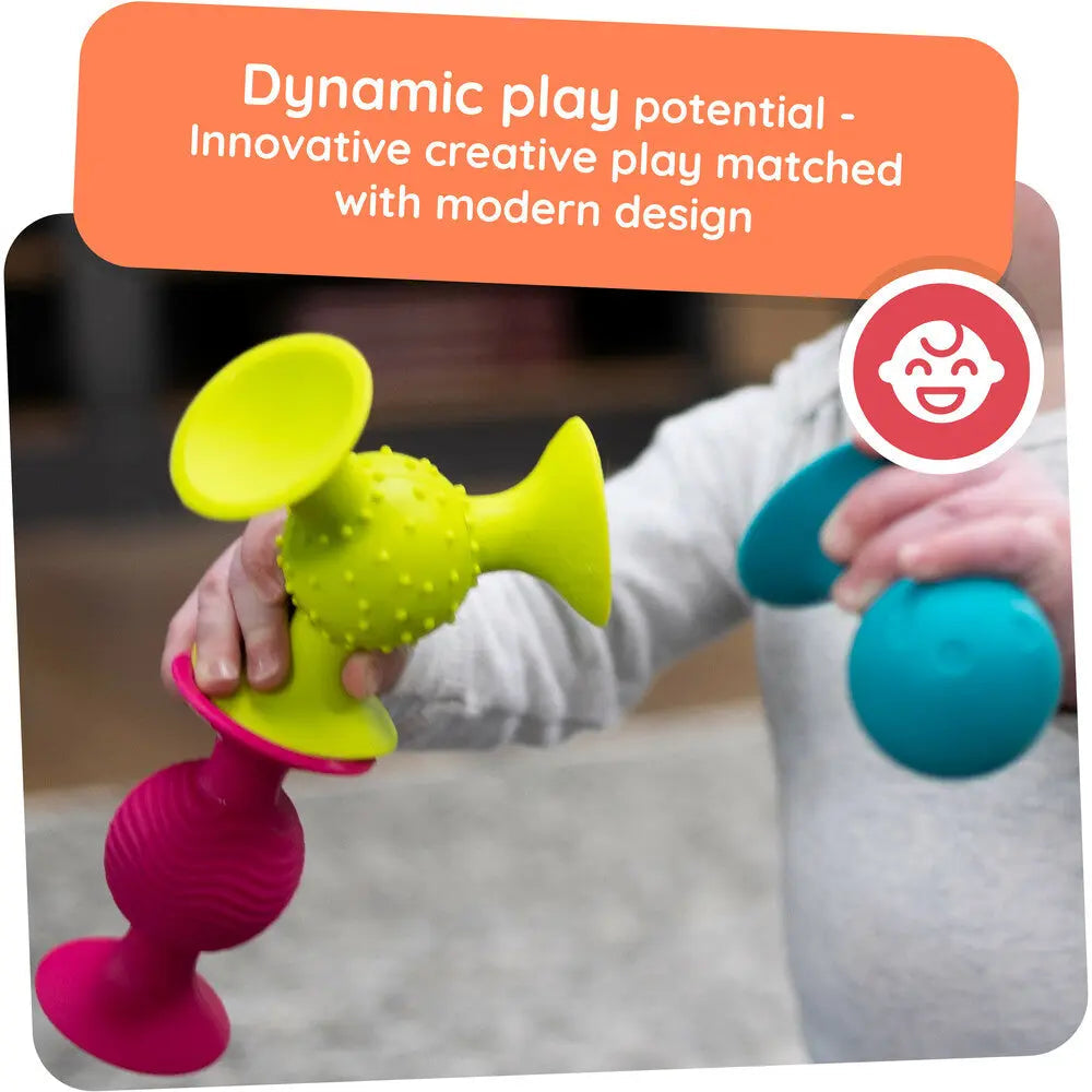 Little Brainies – PipSquigz | Suction Sensory Rattle Toys for Babies & Toddlers